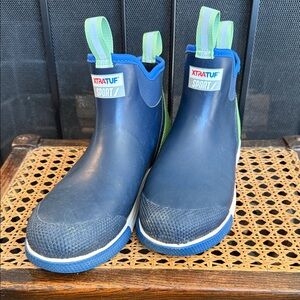 XTratuf Sport Blue and Green Sport Boots